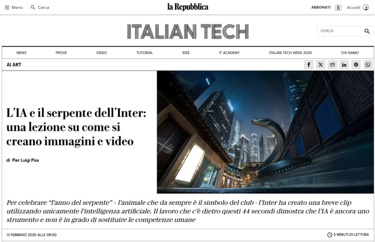 Intervista a Katya Vettorello su La Repubblica