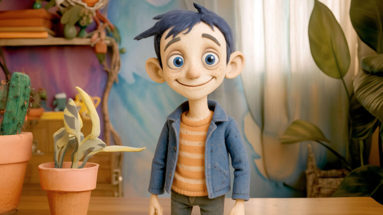 From sketch to stop-motion character